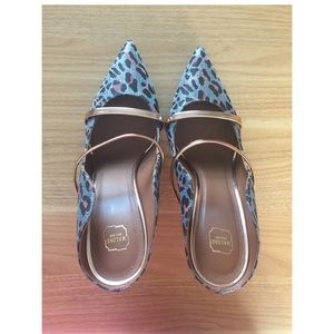Malone Souliers Maureen leopard print mules